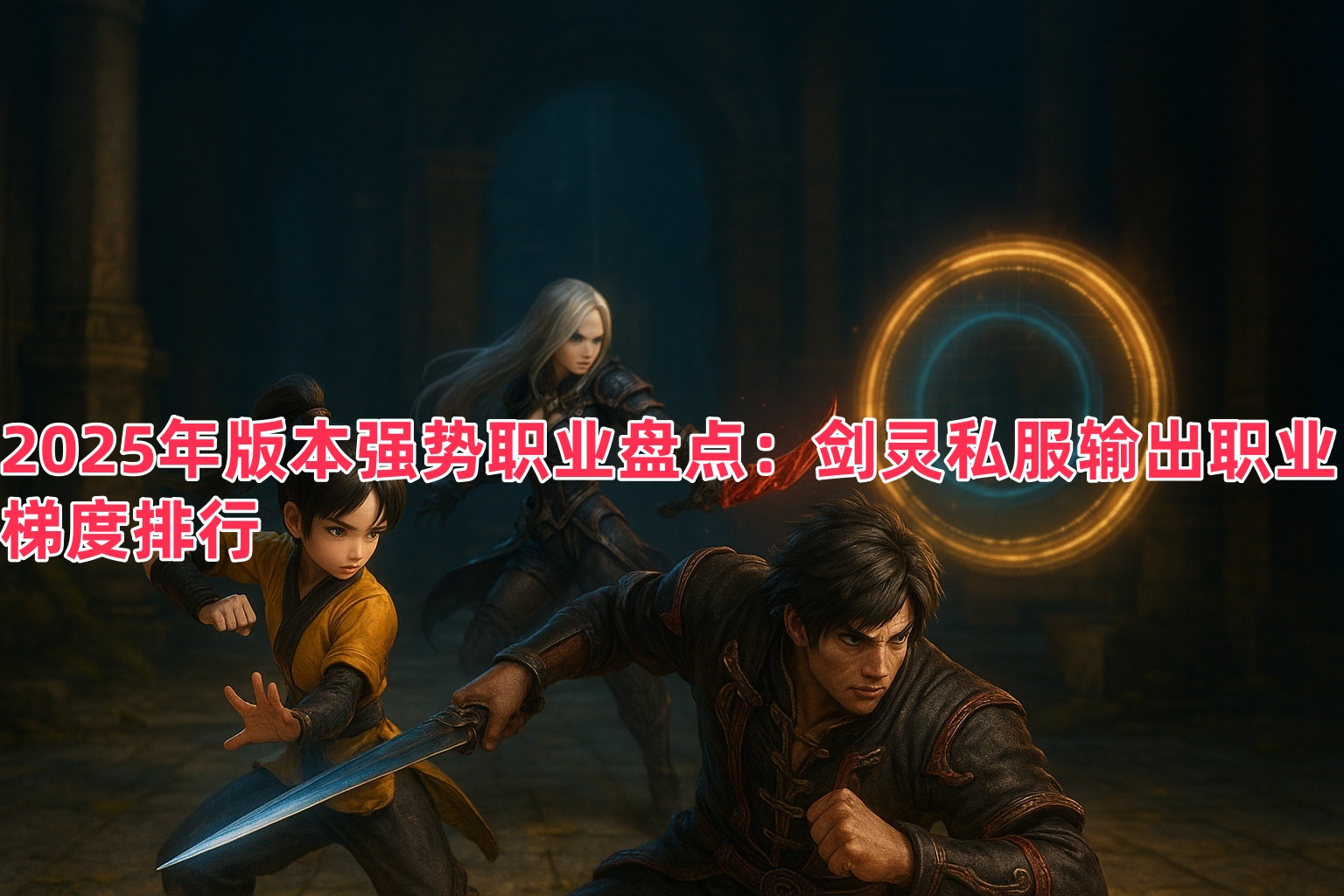 2025年版本强势职业盘点：剑灵私服输出职业梯度排行